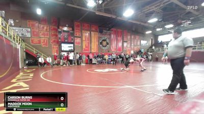 126 lbs 3rd Place Match - Maddox Moon, Northview vs Carson Burns, Evansville Mater Dei
