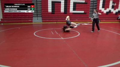 138 lbs Cons. Semi - Selah Schrock, Sparkman vs LaRee Rodman, Smiths Station Hs