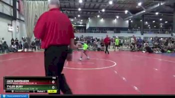 152 lbs Semis (4 Team) - Tyler Bury, HEADHUNTERS WRESTLING CLUB vs Jack Hawbaker, GREAT BRIDGE WRESTLING CLUB