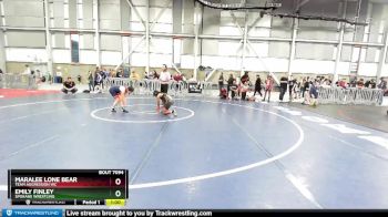 98-103 lbs Round 2 - Maralee Lone Bear, Team Aggression WC vs Emily Finley, Spokane Wrestling