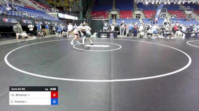 138 lbs Cons 64 #2 - Elijah Brosius, PA vs Cody Trevino, IA