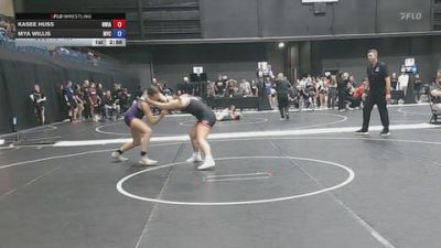 160 lbs Champ. Round 2 - Kasee Huss, Northwestern IA vs Mya Willis, Missouri Valley College