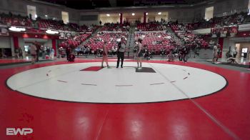 126 lbs Round Of 16 - Brenley Thompson, Perry Girls Wrestling Club vs Aislyn Buckner, El Reno HS Girls