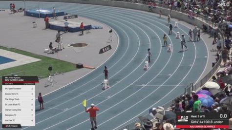 2026 AAU Junior Olympic Games - Youth Girls' 4x100m Relay, Semi-Finals 3 - Age under 8