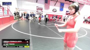 126 lbs Champ. Round 1 - Jordan Steinbach-Smith, COMANCHE vs Ny`Ree Coburn, PONCA CITY