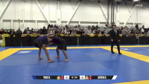 JAYDEN C. vs YAGO D. 2024 World IBJJF Jiu-Jitsu No-Gi Championship