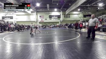 110 lbs 2nd Place Match - Giselle Gonzalez, SAN FERNANDO vs Alexis Tirado, GRANADA HILLS