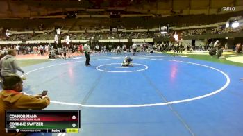 60 lbs Quarterfinal - Corinne Switzer, SVWC vs Connor Mann, Hickory Wrestling Club