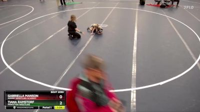 Round 2 - Tiana Ramstorf, Princeton Wrestling vs Gabriella Manson, Summit Wrestling Academy