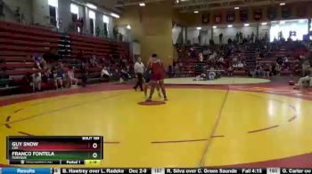 285 lbs Cons. Semi - Franco Fontela, Dubuque vs Guy Snow, Coe