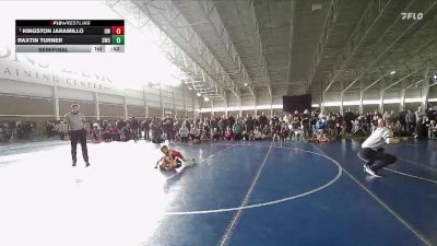42 lbs Semifinal - Kingston Jaramillo, Uintah Wrestling vs Raxtin Turner, Stallions Wrestling Club
