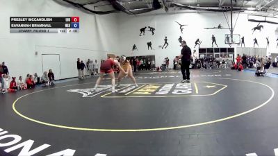 160A Champ. Round 1 - Presley McCandlish, Lock Haven vs Savannah Bramhall, West Liberty University