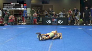49 lbs 5th Place Match - Rodrick Waitkus, Team Tulsa Wrestling Club vs Avery Booher, Honey Badger Wrestling Club