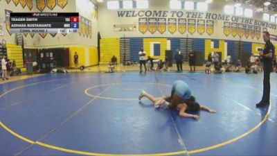112 lbs Cons. Round 3 - Teagen Smith, Camden Outsiders vs Adhara Bustamante, Mayhem Wrestling Club