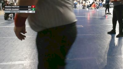 44 lbs Semifinal - Franco Peoples, Octorara vs Foster Charney, Holy Name