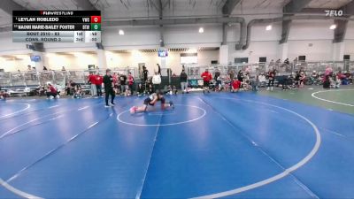 83 lbs Champ. Round 1 - Leylah Robledo, Vici Wrestling Club vs Naomi Marie-Bailey Foster, Best Trained Wrestling