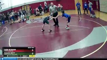 62-66 lbs Round 1 - Jude Bleeker, Junior Gales WC vs Mason Hoyt, Virgin Valley Bulldogs