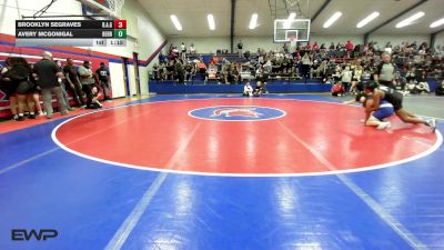 138 lbs Semifinal - Brooklyn Segraves, Broken Arrow Girls vs Avery Mcgonigal, Berryhill High School