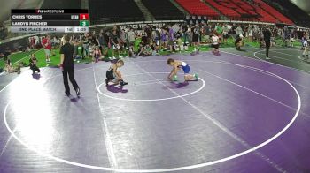 67 lbs 2nd Place Match - Ryatt Ellsworth, Idaho vs Ceder Smith, Utah
