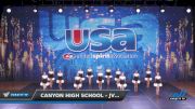 Canyon High School - JV Song [2022 Junior Varsity - Song/Pom - Intermediate] 2022 USA Nationals: Spirit/College/Junior