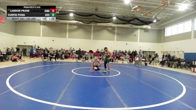 150 lbs Consolation - Landon Pease, Camden Hills vs Curtis Fogg, Oxford Hills