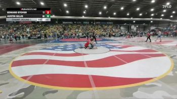 160 lbs Champ. Round 1 - Edward Stover, Tatanka Tuff vs Austin Gillis, North Union