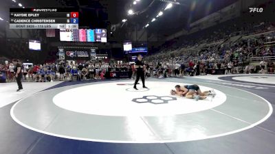 115 lbs Champ. Rd Of 32 - Kaydie Epley, IN vs Cadence Christensen, IA