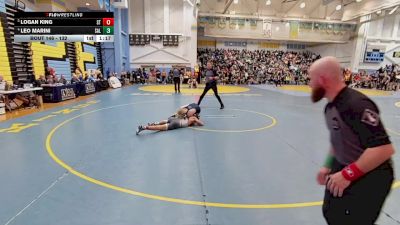 132 lbs Quarterfinal - Logan King, Sussex Tech H S vs Leo Marini, Salesianum