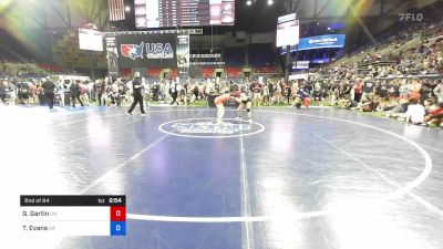 112 lbs Rnd Of 64 - Gabrielle Gartin, Ohio vs Taryn Evans, California