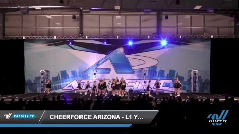CheerForce Arizona - L1 Youth - Novice - Restrictions [2023 Sweethearts 12:41 PM] 2023 Athletic Championships Mesa Nationals