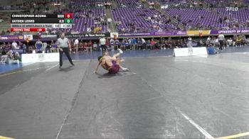 157 lbs Semis & 1st Wrestleback (8 Team) - Christopher Acuna, Concordia-Moorhead vs Jayden Lewis, Albion