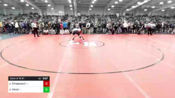 152 lbs Consi Of 16 #1 - Joseph Chiappazzi, VA vs Justin Hood, RI