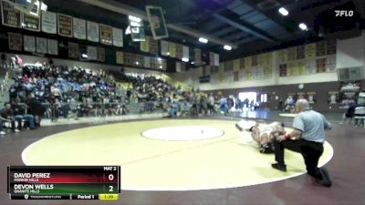 144 lbs Champ. Round 2 - Devon Wells, Granite Hills vs David Perez, Mission Hills