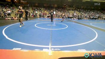 98 lbs Round Of 16 - Ayden Collins, R.a.w. vs Azreal Fierros, Clinton Youth Wrestling