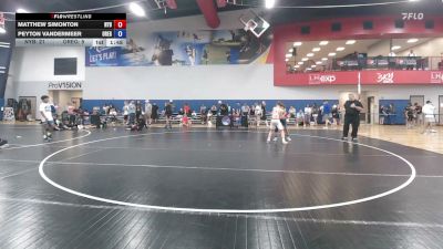 100 lbs Matthew Simonton, New York Blue vs Peyton VanDerMeer, Oregon