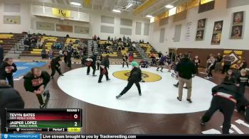 84 lbs Round 1 - Tevyn Bates, Cody Middle School vs Jasper Lopez, Lovell Middle School