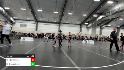 70 lbs Rr Rnd 1 - George Howard, Salem Elite Mat Club vs Cooper Crockett, Sanderson Wrestling Academy