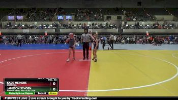 80 lbs Quarterfinal - Jameson Schoen, Holmen Viking Wrestling Club vs Kade Meiners, Caledonia