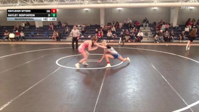 115-126 lbs Quarterfinal - Hayley Serfontein, Southern Valley vs Hayleigh Myers, 308 Wrestling Academy