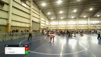 130 lbs Cons. Round 2 - Jaxon Zollinger, Ridgeline Wrestling vs Ryder Wade, Fremont Wrestling Club