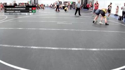 130 lbs Quarterfinal - Jacob Schwartzbeck, Unattached vs Anthony Aiello, Unattached