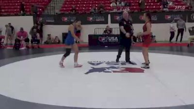 117 lbs Cons 8 #2 - Ileah Brown, All American Wrestling Club vs Hiilani Malano-Dando, Gold Rush Wrestling