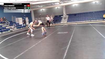 141 lbs Cons. Round 5 - Cole Fenwick, Iowa Western Community College vs Dale Van Matre, Adams State