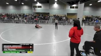 175 lbs Champ. Round 1 - Max Wiezorek, Central Illinois Academy Of Wrestling vs Brandon Arredondo, Colleyville Heritage High School Wrestling