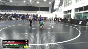 155 lbs Semifinal - Natalie Blanco, Chino vs Hassina Mohammad, Irvine