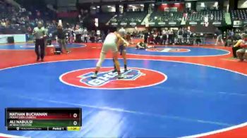 1 lbs Champ. Round 1 - Nathan Buchanan, Mount Zion-Carroll vs Ali Nabulsi, Athens Christian