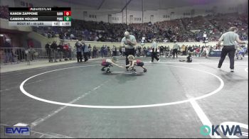 49 lbs Consolation - Kanon Zappone, Barnsdall Youth Wrestling vs Camden Holden, Ponca City Wildcat Wrestling