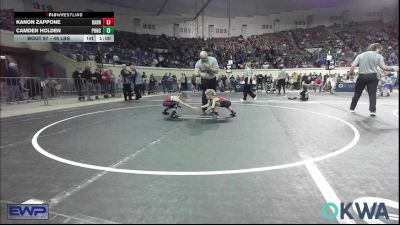 49 lbs Consolation - Kanon Zappone, Barnsdall Youth Wrestling vs Camden Holden, Ponca City Wildcat Wrestling