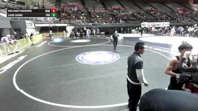 126 lbs Cons. Sub-rd Of 16 - William Parsons, Vacaville High School Wrestling vs Luke Dunn, Temecula Valley High School Wrestling