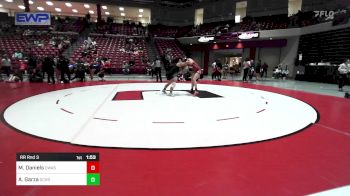 145 lbs Rr Rnd 3 - Mayce Daniels, Owasso Girls HS vs Aaliah Garza, Garden City Ks